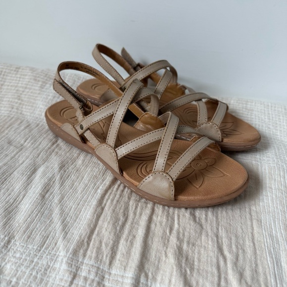 BOC Beige Strappy Sandals - Picture 1 of 8